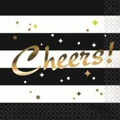 Not Specified New Years Eve CHEERS - BEVERAGE NAPKINS