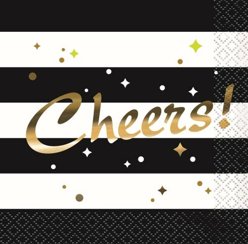 Not Specified New Years Eve CHEERS - BEVERAGE NAPKINS