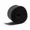 Alpen Black Streamers - Crepe Paper