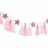 Balloon Agencies Pink Tassel Garland With Pink Glittered Stars Ginger Ray