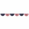Balloon Agencies International Patriotic Paper Fan Bunting Garland