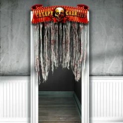 Balloon Agencies Halloween Creepy Carnival Doorway Curtain