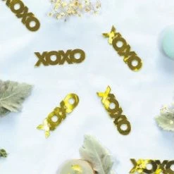 Five Star Gold XOXO Confetti - Jumbo Pk20 Scatters