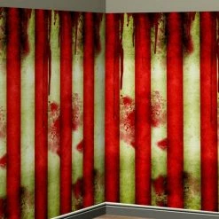 Balloon Agencies Halloween Creepy Carnival Striped Scene Setter