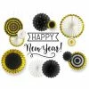 Balloon Agencies New Years Eve Happy New Year Deluxe Backdrop Decorations