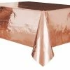 Metero Rose Gold Soft Metallic Tablecover Catering
