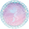 Balloon Agencies Mermaid Iridescent Snack Plates 8pk