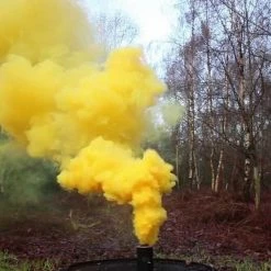 Stage FX Smoke Bomb Yellow | Coloured Smoke Emitter