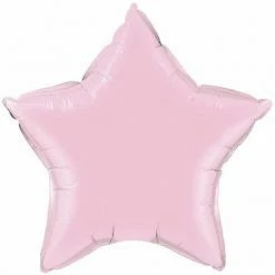 Not Specified Light Pink Star Balloon Foil Star Shape Balloons