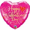 Not Specified Heart Shape Valentine's Day Balloon - Bouquet Or Single Send Balloons