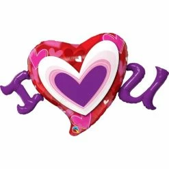 Not Specified Large Heart Shape Valentines's Day Balloon / Bouquet Send Balloons