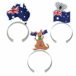 Balloon Agencies Australia Day Headbands 8pk
