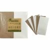 Alpen Lunch Napkins | 1/8 Fold | White & Kraft 20pk Eco Friendly & Wooden Supplies