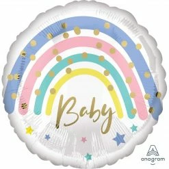 Not Specified Send Balloons Baby Shower Balloon - Pastel Rainbow