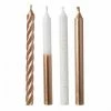 Balloon Agencies Rose Gold Metallic Candles 12pk
