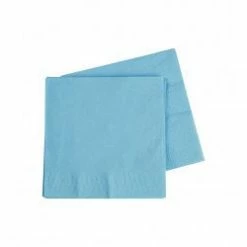 Five Star Napkins - Cocktail / Beverage Pale Blue Napkins | Cocktail Napkins | Premium Pk40