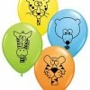 Not Specified Jungle Balloons Assorted - Single Or Pack - Helium Filled Or Flat