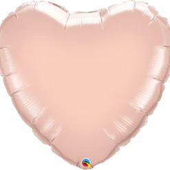 Not Specified Heart Shape Balloons Rose Gold Heart Balloon Foil