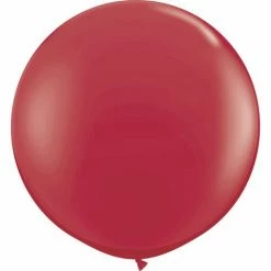 Not Specified Latex Balloons - 35" (90cm) Round Maroon Balloon 90cm