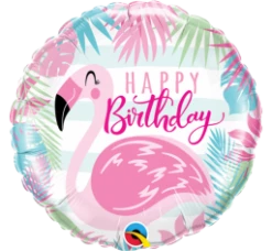 Not Specified Flamingo Birthday Balloon Or Bouquet Send Balloons