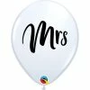 Not Specified Printed Balloons Mrs Balloons - Singles Or Packs - Helium Filled Or Flat