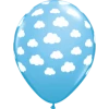 Not Specified Printed Balloons Cloud Balloons Blue - Singles Or Packs - Helium Filled Or Flat