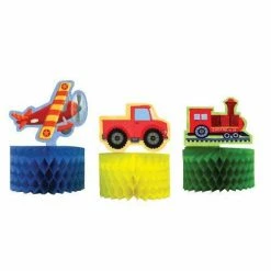 Not Specified Planes & Trains Centerpieces 3pcs