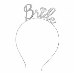Pecka Products Silver Bride Headband
