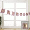 Oceana International Happy Birthday Bunting | Pale Pink & Gold
