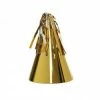 Five Star Gold Party Hats With Tassel Pk10