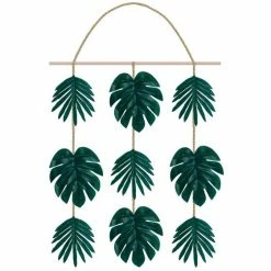 Balloon Agencies Everything Leaf | Greenery Theme Palm Leaf Hanging Decoration