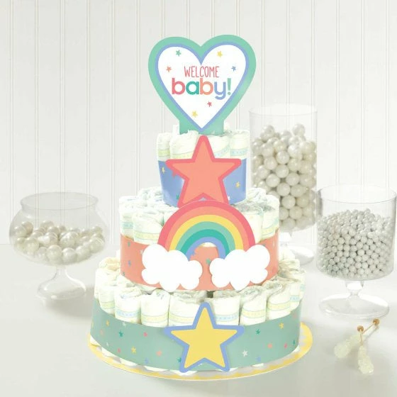 Balloon Agencies Baby Shower Diaper Cake Kit