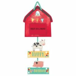 Balloon Agencies Barnyard Birthday Customizable Photo Sign