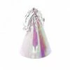 Five Star Iridescent Party Hats With Tassel Pk10