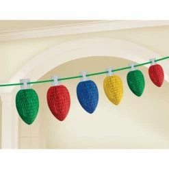 Balloon Agencies Christmas Lights Honeycomb Garland