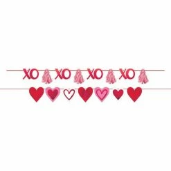 Balloon Agencies Valentines Day Hearts Banner Kit