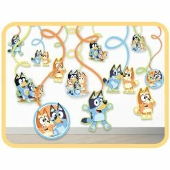 Balloon Agencies Bluey Hanging Decorations 12pk