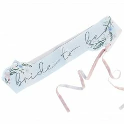 Balloon Agencies Ginger Ray Bride To Be Sash -Floral