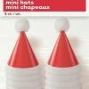 Party Planet Mini Santa Party Hats Pk8