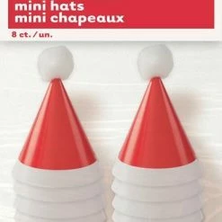 Party Planet Mini Santa Party Hats Pk8