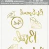 Meteor Bride To Be Metallic Tattoos 24pk Hens Night / Bridal Shower