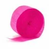Alpen Hot Pink Streamers - Crepe Paper