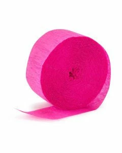 Alpen Hot Pink Streamers - Crepe Paper