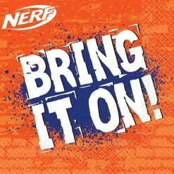 Balloon Agencies Napkins - Printed Nerf Theme Napkins Lunch Pk16