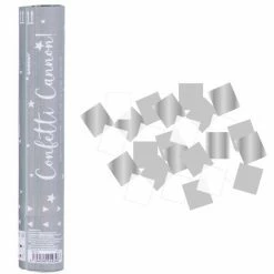 Balloon Agencies Sparklers & Poppers Confetti Cannon - Silver 24cm