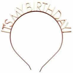 Balloon Agencies Its My Birthday Headband - Rose Gold
