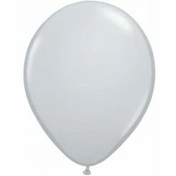 Party Planet Grey | 5" Balloons | Pack | Flat
