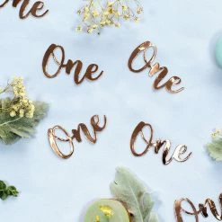 Five Star Rose Gold ONE Confetti - Jumbo Pk20 Scatters
