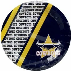 Oceana International Cowboys NRL Paper Plates Pack Of 6