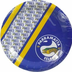 Oceana International Parramatta Eels NRL Plates Pack Of 6